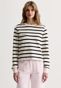 Barbour hanorac pentru femei din bumbac Aylesby imagine