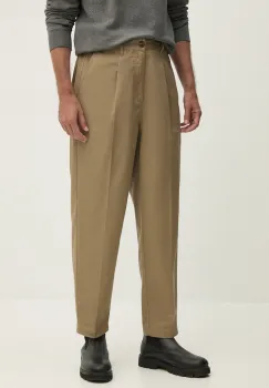 Barbour pantaloni barbati, culoarea bej, cu fason chinos, MTR0751 imagine