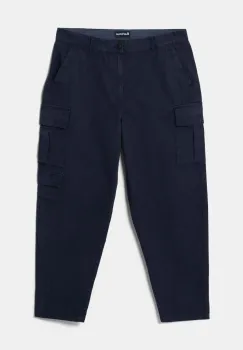 Barbour pantaloni de bumbac culoarea albastru marin, cu fason cargo, MTR0754NY91 imagine