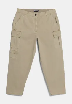Barbour pantaloni de bumbac culoarea bej, drept, MTR0754GY35 imagine