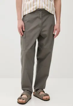 Barbour pantaloni de bumbac Relaxed Fit Cargo barbati, culoarea verde, cu Fit cargo, MTR0759 imagine