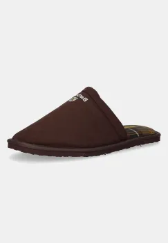 Barbour papuci de casa Everitt culoarea maro, MSL0025BR51 imagine