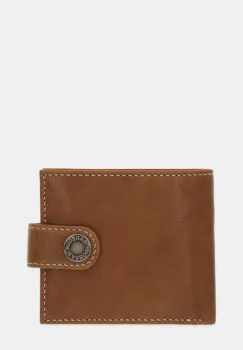 Barbour portofel de piele culoarea maro, MLG0075 imagine