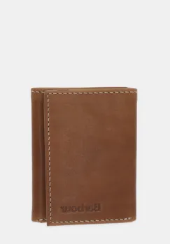 Barbour portofel de piele culoarea maro, MLG0076 imagine