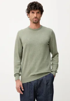 Barbour pulover de bumbac Essentials light, MKN0932 imagine
