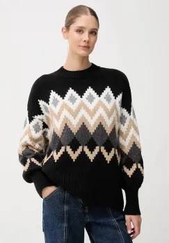 Barbour pulover de lana CECELIA culoarea negru, LKN1676 imagine