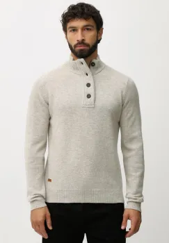 Barbour pulover de lana culoarea bej, cu turtleneck, MKN0585 imagine