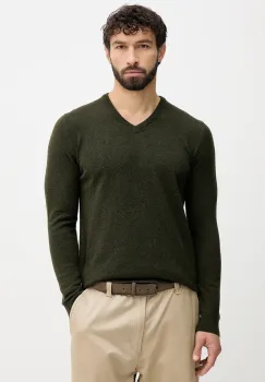 Barbour pulover de lana culoarea verde, light, MKN0341 imagine