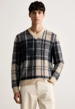 Barbour pulover pentru barbati cu lana Hunham imagine