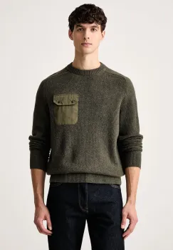 Barbour  pulover pentru barbati din lana Stockham imagine