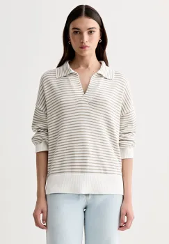 Barbour pulover pentru femei din bumbac Aylesby imagine