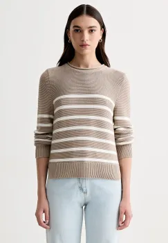 Barbour pulover pentru femei din bumbac Hinton imagine
