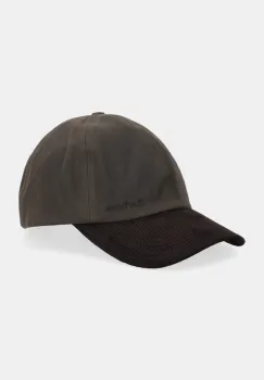 Barbour sapca de baseball din bumbac culoarea verde, MHA0913 imagine