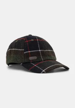 Barbour sapca din amestec de lana culoarea verde, modelator, MHA0553 imagine