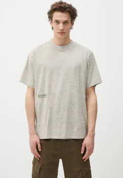 Barbour tricou Barbour Calton Linen Blend OS Fit T-Shirt culoarea bej, cu imprimeu, MTS1404 imagine