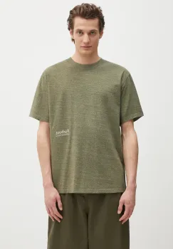 Barbour tricou Barbour Calton Linen Blend OS Fit T-Shirt culoarea verde, cu imprimeu, MTS1404 imagine