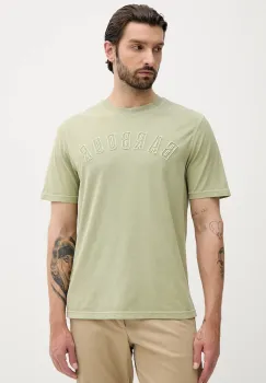 Barbour tricou din bumbac BANFORD culoarea verde, cu imprimeu, MTS1443 imagine