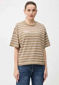 Barbour tricou din bumbac FAYE culoarea bej, LML0900 imagine