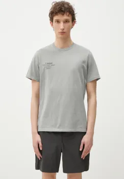 Barbour tricou din bumbac Hickling Tee barbati, culoarea gri, cu imprimeu, MTS1269 imagine