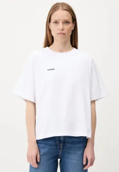 Barbour tricou din bumbac JEMA culoarea alb, LML0883 imagine