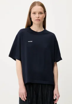 Barbour tricou din bumbac JEMA culoarea bleumarin, LML0883 imagine