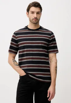 Barbour tricou din bumbac Sandwick culoarea negru, MTS1530 imagine