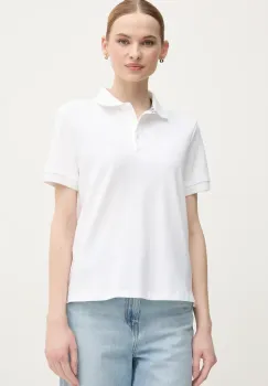 Barbour tricou polo Bowford femei, culoarea alb, LML0886WH11 imagine