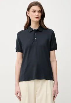 Barbour tricou polo Bowford femei, culoarea albastru marin, LML0886NY73 imagine