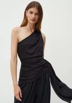 Bardot bluza ELISABETTA femei, culoarea negru, neted, 59397TB imagine