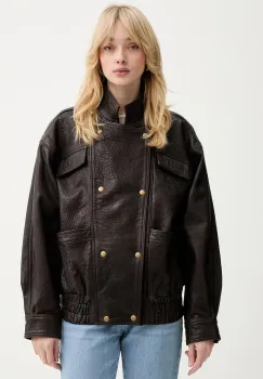 Bardot geaca de piele imagine