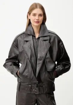 Bardot geaca ramones culoarea maro, 59633JB3 imagine