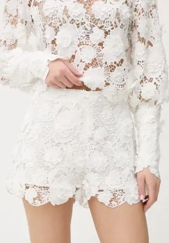 Bardot pantaloni scurti pentru femei ajurati imagine