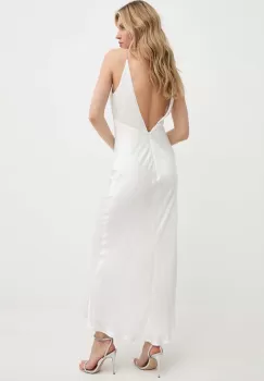 Bardot rochie de mireasa CAPRI culoarea alb, maxi, evazati, 58316DB imagine