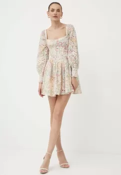 Bardot rochie LILA mini, evazati, 58061DB3 imagine