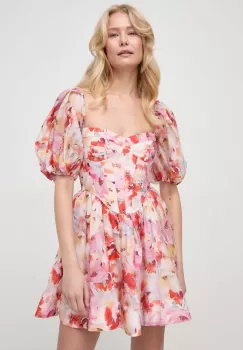 Bardot rochie mini, evazati imagine