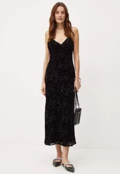 Bardot rochie PARADISO culoarea negru, maxi, mulata, 59415DB imagine