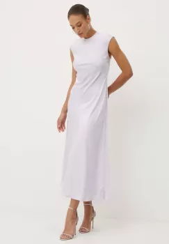 Bardot rochie PEGGY culoarea violet, maxi, mulata, 59381DB imagine