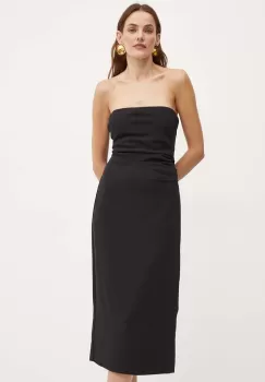 Bardot rochie WINSLOW culoarea negru, mini, mulata, 59326DB imagine