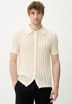 BARENA VENEZIA camasa din bumbac Camicia Mola culoarea bej, cu guler clasic, regular, KNU5115.2741 imagine