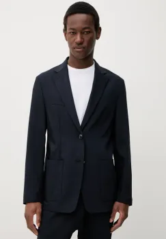 BARENA VENEZIA geaca de lana Camicia Mola barbati, culoarea albastru marin, GIU5057.478 imagine