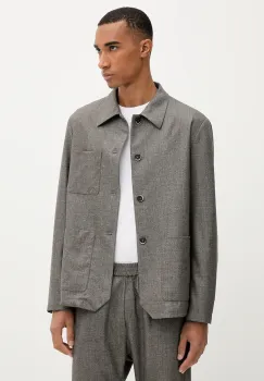 BARENA VENEZIA geaca de lana Overshirt Visal culoarea maro, OSU5300.501 imagine