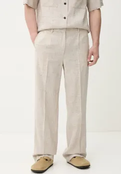 BARENA VENEZIA pantaloni Camicia Mola culoarea bej, drept, PAU5118.4150 imagine