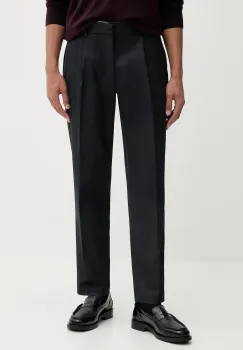 BARENA VENEZIA pantaloni de bumbac Pantalone Gazara culoarea albastru marin, mulata, PAU5256.2785 imagine