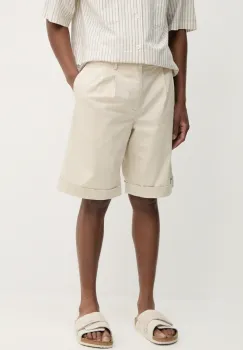 BARENA VENEZIA pantaloni scurti Camicia Mola barbati, culoarea bej, PAU5095.2672 imagine