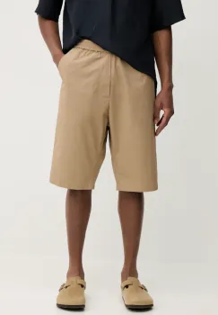 BARENA VENEZIA pantaloni scurti Camicia Mola barbati, culoarea bej, PAU5098.2736 imagine