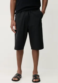 BARENA VENEZIA pantaloni scurti Camicia Mola barbati, culoarea negru, PAU5098.2736 imagine