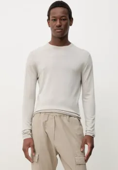 BARENA VENEZIA pulover de lana Camicia Mola barbati, culoarea gri, light, KNU5111.429 imagine