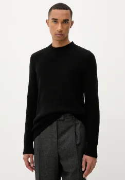 BARENA VENEZIA pulover de lana Knitwear Mareselo culoarea negru, cu turtleneck, KNU5294.509 imagine