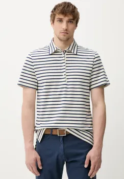 BARENA VENEZIA tricou polo barbati, culoarea bej, modelator imagine