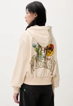 Barrow hanorac cu fermoar pentru femei, din bumbac imagine